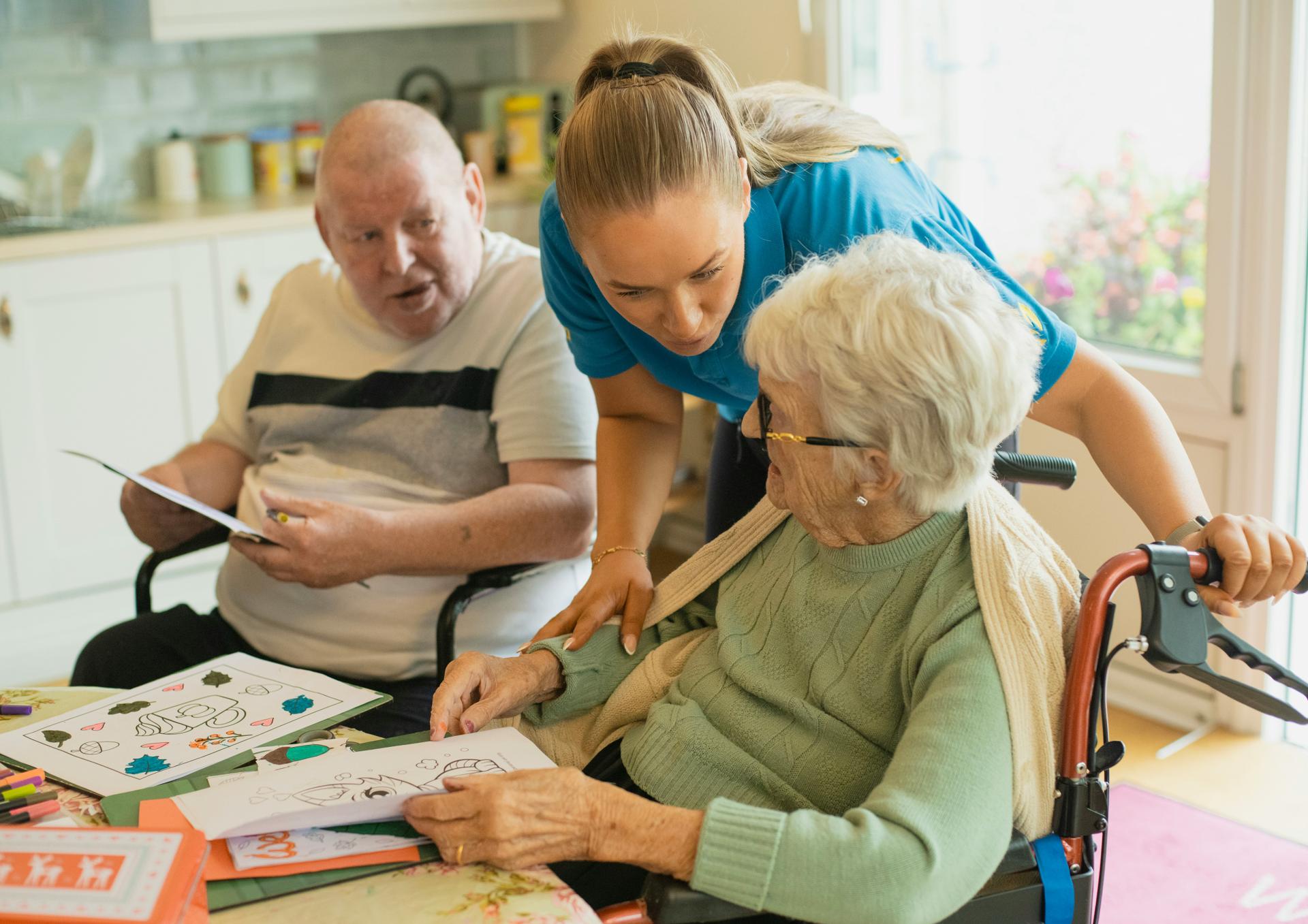 Provider room prepared for memory care placement