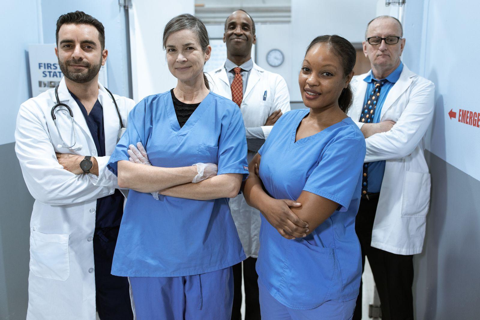 A registered nurse clinical team
